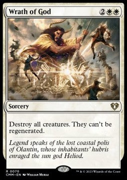 Wrath of God - Commander Masters (Rare) [CMM-70] Imagen principal del producto
