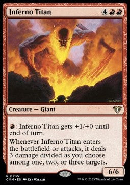 Inferno Titan - Commander Masters (Rare) [CMM-235] Hoofdafbeelding