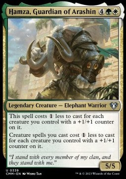 Hamza, Guardian of Arashin - Commander Masters (Uncommon) [CMM-339] Imagen principal del producto
