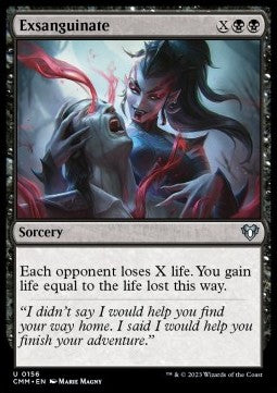 Exsanguinate - Commander Masters (Uncommon) [CMM-156] Hover Image