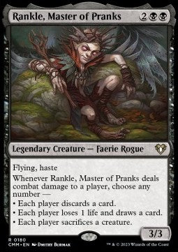 Rankle, Master of Pranks - Commander Masters (Rare) [CMM-180] Hover Image