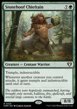 Stonehoof Chieftain - Commander Masters (Rare) [CMM-325] Hauptbild