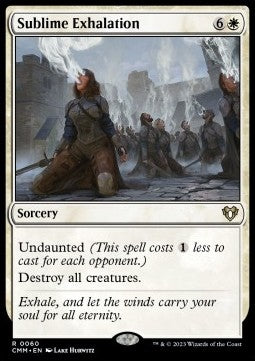 Sublime Exhalation - Commander Masters (Rare) [CMM-60] Hover Image