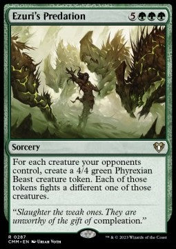 Ezuri's Predation - Commander Masters (Rare) [CMM-287] Hoofdafbeelding