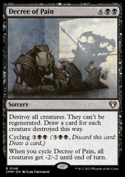 Decree of Pain - Commander Masters (Rare) [CMM-148]