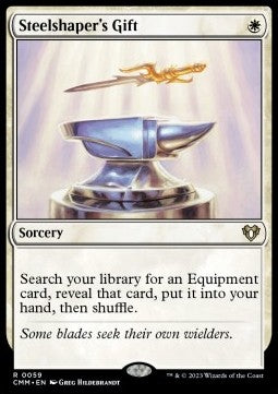 Steelshaper's Gift - Commander Masters (Rare) [CMM-59] Hover Image