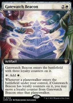 Gatewatch Beacon (V.2) - Commander Masters: Extras (Rare) [XCMM-754] Hover Image