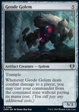 Geode Golem - Commander Masters (Uncommon) [CMM-386] Hover Image