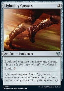 Lightning Greaves - Commander Masters (Uncommon) [CMM-398] Hover Image
