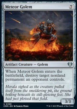 Meteor Golem - Commander Masters (Uncommon) [CMM-399] Hover Image