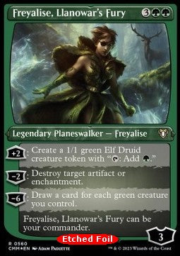 Freyalise, Llanowar's Fury - Commander Masters: Extras (Rare) [XCMM-560] Hoofdafbeelding