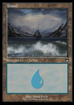 Island (V.3) - Commander Masters: Extras (Land) [XCMM-442] Hover Image