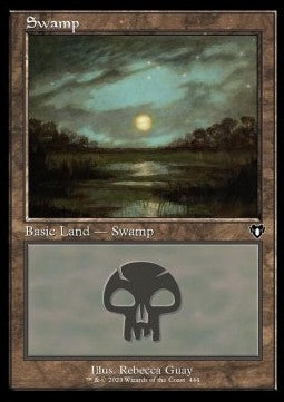 Swamp (V.2) - Commander Masters: Extras (Land) [XCMM-444] Hover Image