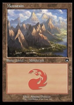 Mountain (V.1) - Commander Masters: Extras (Land) [XCMM-446]