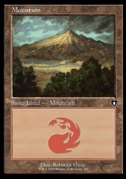 Mountain (V.2) - Commander Masters: Extras (Land) [XCMM-447] Main image