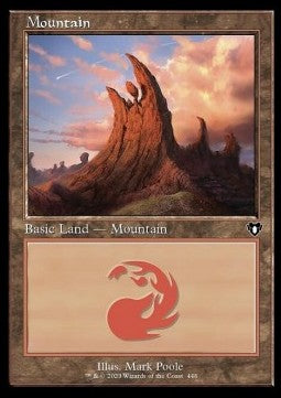 Mountain (V.3) - Commander Masters: Extras (Land) [XCMM-448] Hover Image