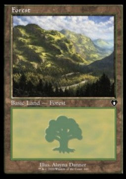 Forest (V.1) - Commander Masters: Extras (Land) [XCMM-449] Hover Image