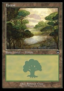 Forest (V.2) - Commander Masters: Extras (Land) [XCMM-450] Hover Image