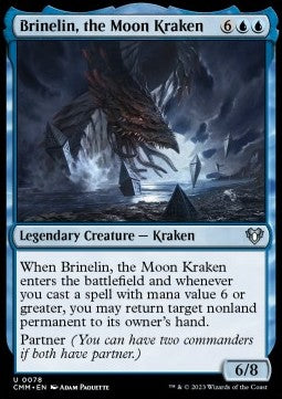 Brinelin, the Moon Kraken - Commander Masters (Uncommon) [CMM-78] Hover Image