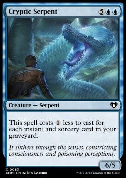 Cryptic Serpent - Commander Masters (Common) [CMM-83] Hauptbild