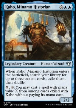 Kaho, Minamo Historian - Commander Masters (Uncommon) [CMM-101] Hoofdafbeelding