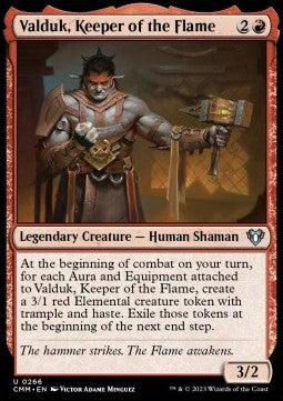 Valduk, Keeper of the Flame - Commander Masters (Uncommon) [CMM-266] Hauptbild
