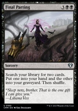 Final Parting - Commander Masters (Uncommon) [CMM-160] Hover Image