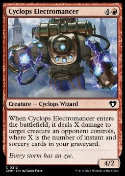 Cyclops Electromancer - Commander Masters (Common) [CMM-212] Hover Image