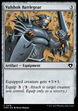 Vulshok Battlegear - Commander Masters (Common) [CMM-418] Hover Image