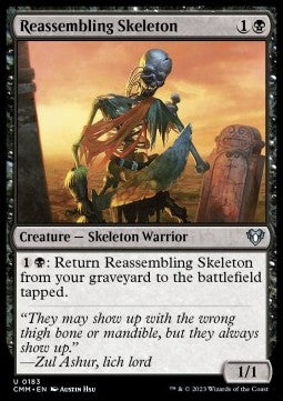 Reassembling Skeleton - Commander Masters (Uncommon) [CMM-183] Hover Image