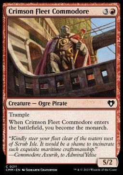 Crimson Fleet Commodore - Commander Masters (Common) [CMM-211] Hauptbild