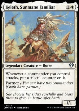 Keleth, Sunmane Familiar - Commander Masters (Uncommon) [CMM-33] Hauptbild