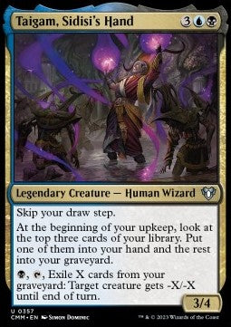 Taigam, Sidisi's Hand - Commander Masters (Uncommon) [CMM-357]