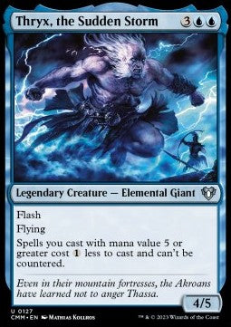 Thryx, the Sudden Storm - Commander Masters (Uncommon) [CMM-127] Hover Image