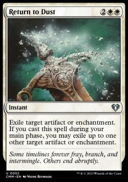 Return to Dust - Commander Masters (Uncommon) [CMM-52] Hover Image