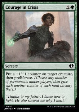 Courage in Crisis - Commander Masters (Common) [CMM-278] Imagen principal del producto