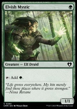 Elvish Mystic - Commander Masters (Common) [CMM-284] Hover Image