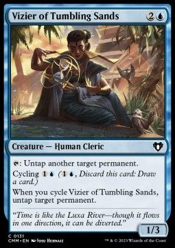 Vizier of Tumbling Sands - Commander Masters (Common) [CMM-131] Hover Image