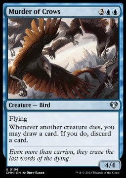 Murder of Crows - Commander Masters (Uncommon) [CMM-106] Hover Image
