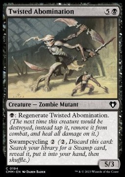 Twisted Abomination - Commander Masters (Common) [CMM-194] Hauptbild