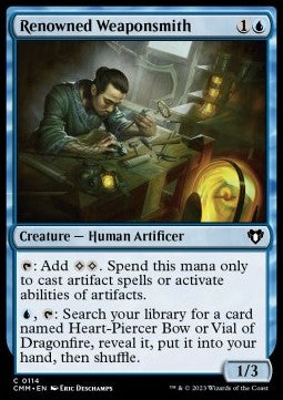 Renowned Weaponsmith - Commander Masters (Common) [CMM-114] Hauptbild