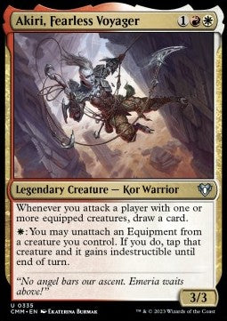 Akiri, Fearless Voyager - Commander Masters (Uncommon) [CMM-335] Main image