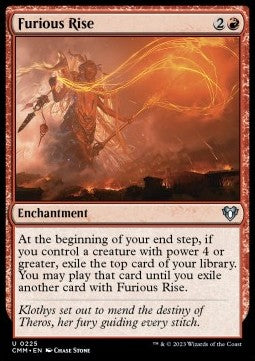 Furious Rise - Commander Masters (Uncommon) [CMM-225] Hover Image