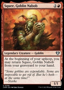 Squee, Goblin Nabob - Commander Masters (Uncommon) [CMM-258] Hover Image