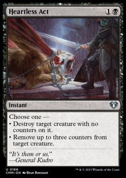 Heartless Act - Commander Masters (Uncommon) [CMM-166] Hover Image