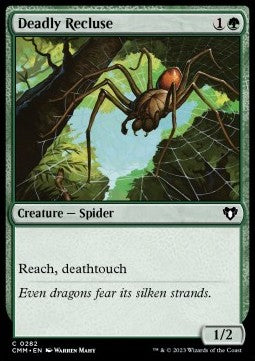 Deadly Recluse - Commander Masters (Common) [CMM-282] Hover Image