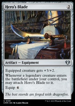 Hero's Blade - Commander Masters (Uncommon) [CMM-391] Hover Image