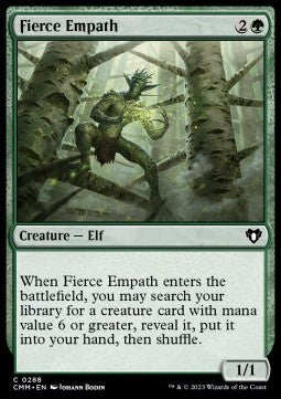 Fierce Empath - Commander Masters (Common) [CMM-288] Hoofdafbeelding