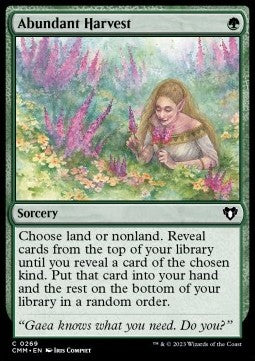 Abundant Harvest - Commander Masters (Common) [CMM-269] Hover Image