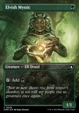 Elvish Mystic - Commander Masters: Extras (Common) [XCMM-648] Main image